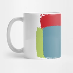 Color block minimalist retro. Mug